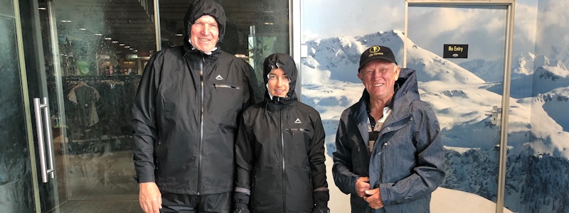 The team in Cape Union Mart jackets